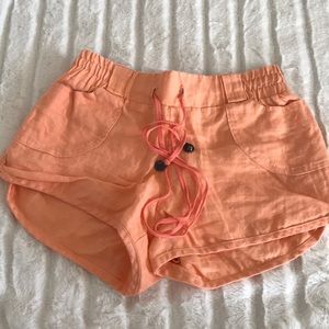orange shorts